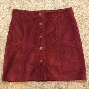 Corduroy skirt